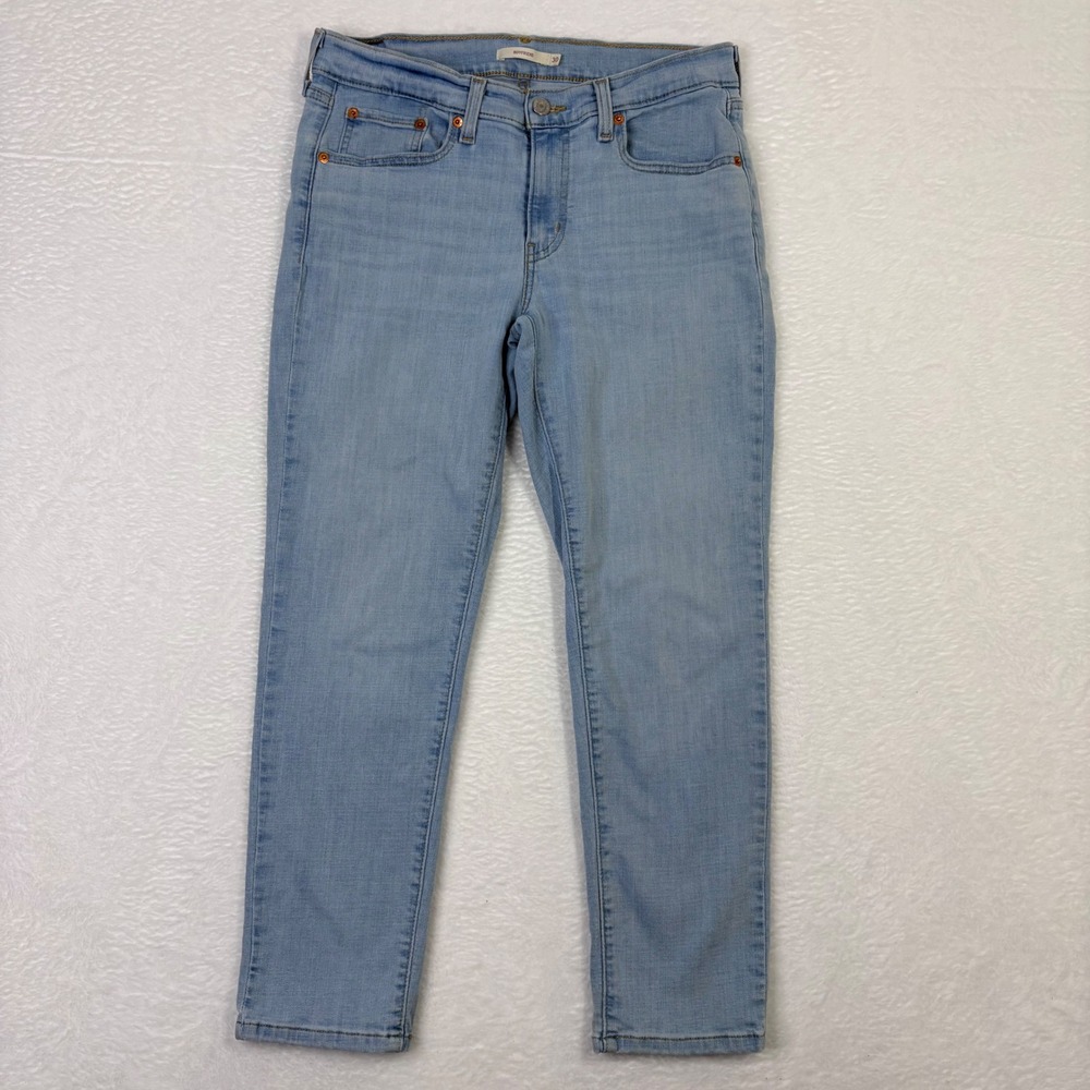 Levis Womens Boyfriend‎ Jeans Size 30 Light Wash Denim Casual Relaxed Fit